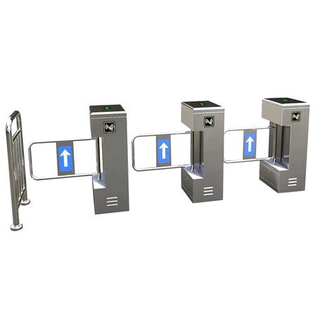 High-Security Swing Barrier Turnstiles for Busy Supermarkets & Retail Hubs1