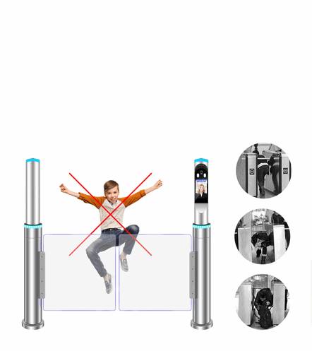 Quick-Process Optical Speed Gate Turnstile for High-Traffic Transport Stations3