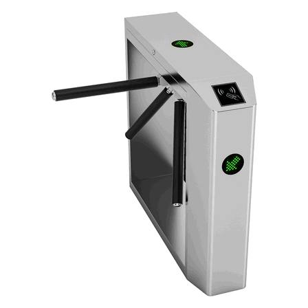 Stainless Steel Tripod Mechanism Gate with Biometric Attendance Sensing Integration1