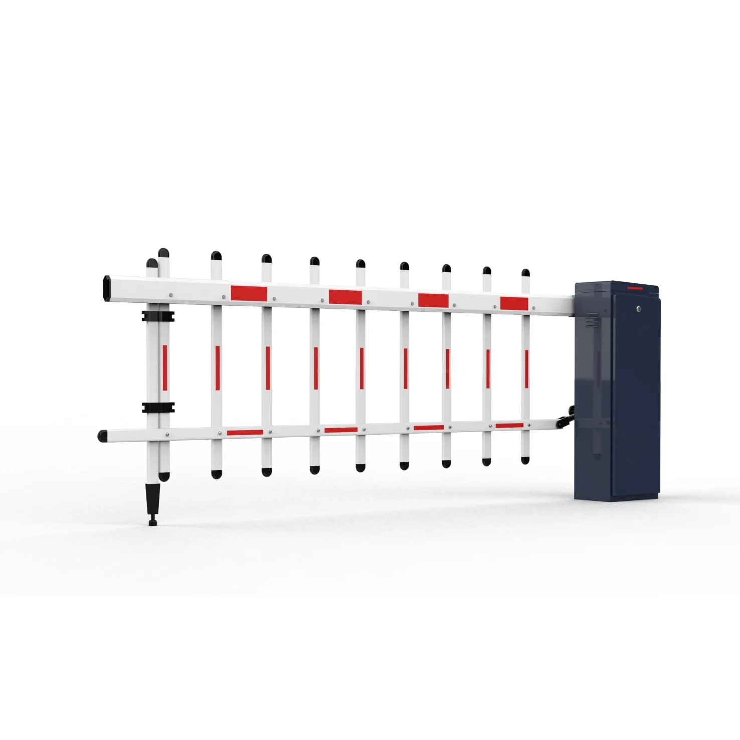 Portón de Brazo de Barrera de Estacionamiento Automático para Seguridad de Ingreso – Sistema Inteligente de Control de Acceso Vehicular y Portón de Tránsito