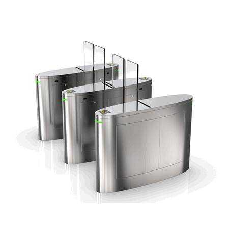 Brushless Wing Gate with Face Recognition & QR Access for Modern Tech Offices1