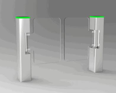Infrared Induction Supermarket Swing Barrier with Automatic Radar Open Functionality4