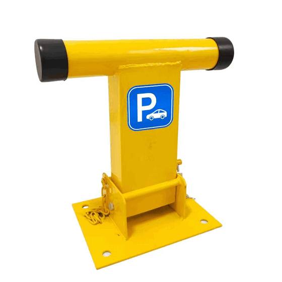 Bloqueador de Estacionamiento Manual en Forma de T de Servicio Pesado – Cerradura de Estacionamiento de Acero Duradera con Capacidad de 2 Toneladas para Espacios Seguros1