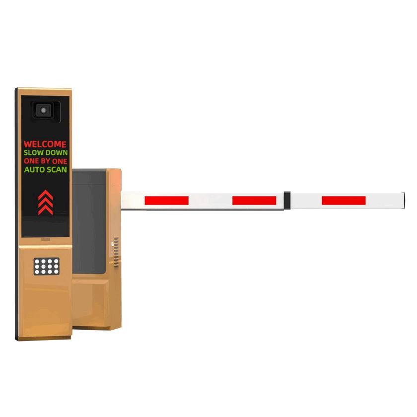 Barrera de Tránsito Industrial de Brazo Recto para Estacionamientos Automatizados Sin Personal – Sistema Inteligente Automatizado de Control de Acceso Vehicular