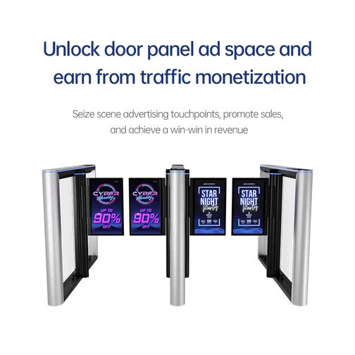 Electronic Swing Turnstile Gate with Smart Card & Biometric Face Access Control3