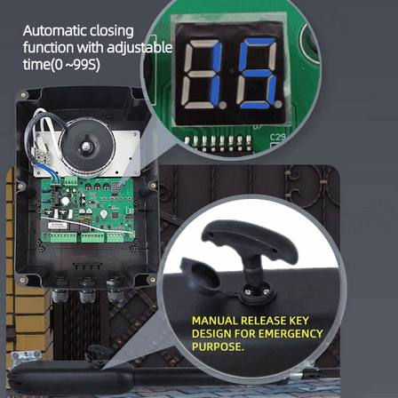 Kit de Motor para Portón Batiente Simple Automático DC24V de Servicio Pesado – Sistema Abridor Eléctrico de 400 kg para Seguridad Perimetral Residencial y Comercial4
