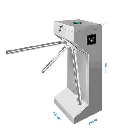 Semi-Automatic 304 Stainless Steel Tripod Gate for Reliable Public Facility Access3