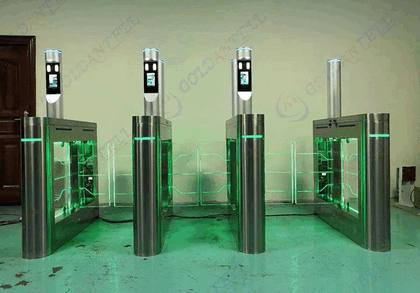 Biometric Facial Recognition Pedestrian Gate for High-Security Government & Tech Zones4