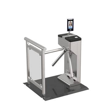 Molinete de Trípode Semiautomático de Acero Inoxidable 304 para Instalaciones Públicas – Sistema Duradero de Control de Acceso Peatonal