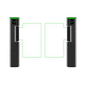 IP44 Face Recognition Swing Barrier for Anti-Tailgating Security in Tech Hubs3