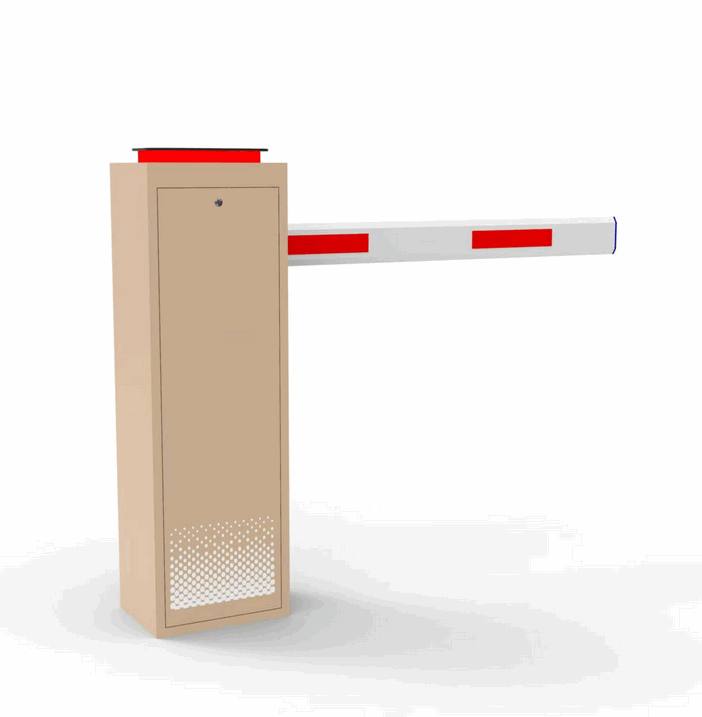 Barrera Automática de Brazo de Acceso con Tarjeta IC Totalmente Metálica de Servicio Pesado – Portón de Seguridad Comercial Impermeable para Distritos de Negocios