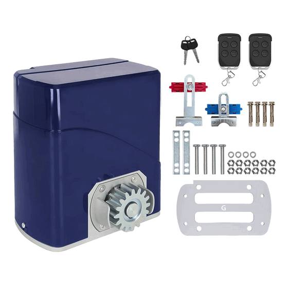 Kit de Motor para Portón Corredizo Automático de Grado Industrial de 800 kg – Abridor Eléctrico de Portón Corredizo con Control Remoto Inalámbrico para Accesos Perimetrales