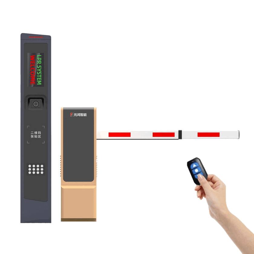 Barrera de Motor AC/DC para Estructuras de Estacionamiento Automatizadas Sin Personal – Sistema Inteligente de Doble Alimentación para Control de Acceso Vehicular