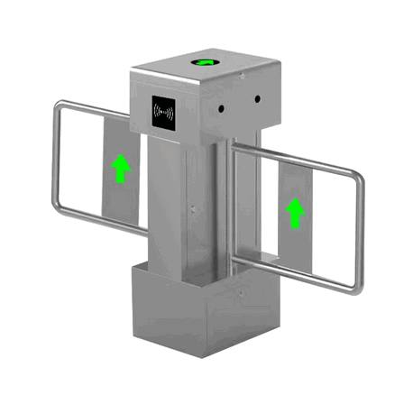 High-Security Swing Barrier Turnstiles for Busy Supermarkets & Retail Hubs2