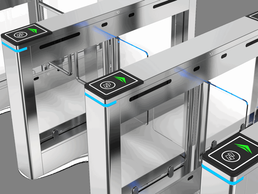 Residential Construction Site Swing Gate with Integrated Dome Camera for Real-Time Monitoring2