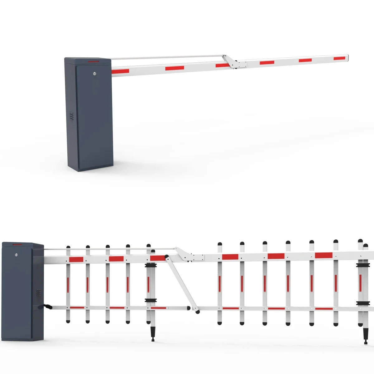 Sistema LPR de Estacionamiento Multiconfiguración Todo en Uno con Barrera de Brazo – Sistema Inteligente de Control de Acceso Vehicular y Equipo Automatizado de Gestión de Tránsito
