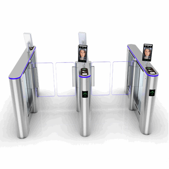 High-Speed RFID Optical Turnstile Speedlane for Corporate Lobby Entrance Security2