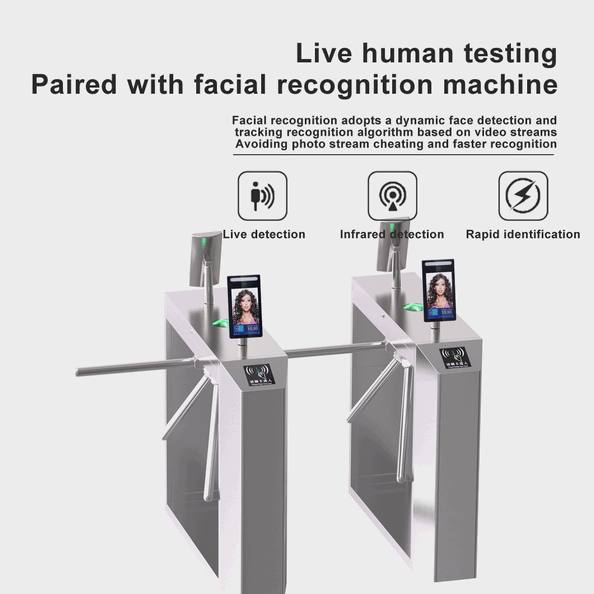 Office Building Tripod Turnstile for Gated Community Security Management1