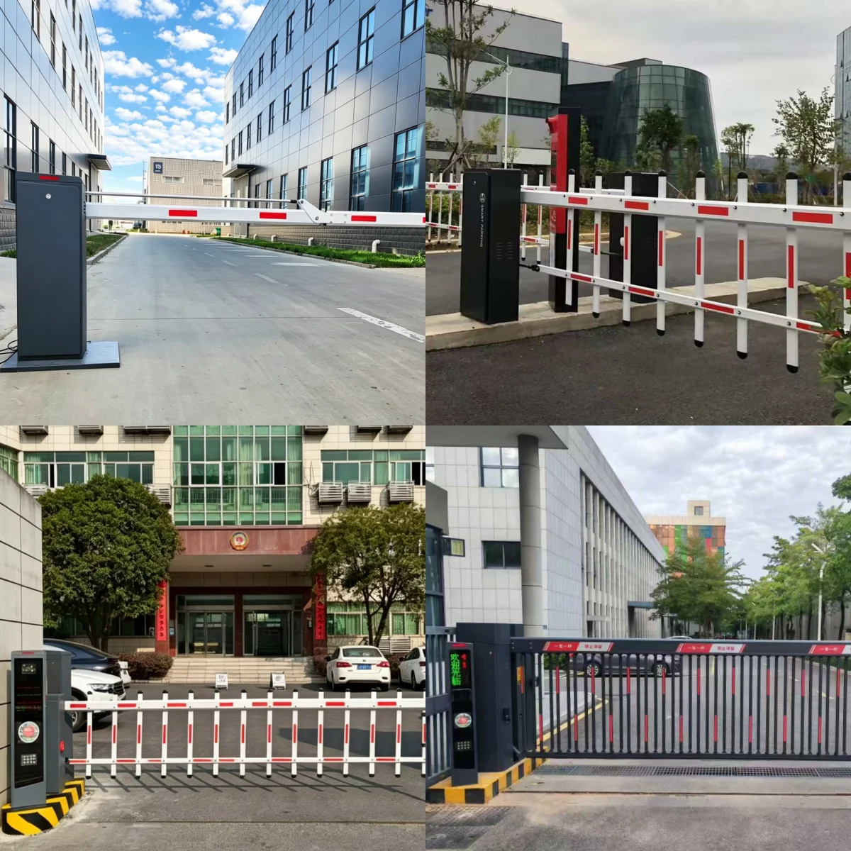 Sistema Integrado de Gestión de Estacionamiento LPR con Barrera de Brazo de Servicio Pesado – Reconocimiento Inteligente de Patentes y Control de Acceso Vehicular2