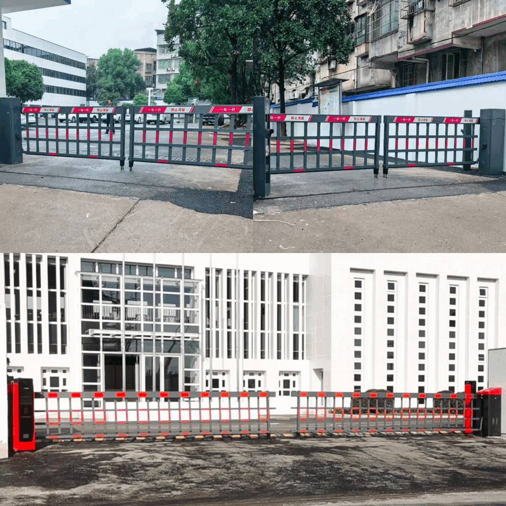 12m Long-Range Straight Arm Traffic Barrier with Integrated Ticketless Payment System1