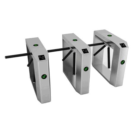 Stainless Steel Tripod Mechanism Gate with Biometric Attendance Sensing Integration3