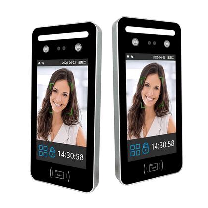 Facial Identification Attendance Swing Gate for Modern Office Building Entrance1