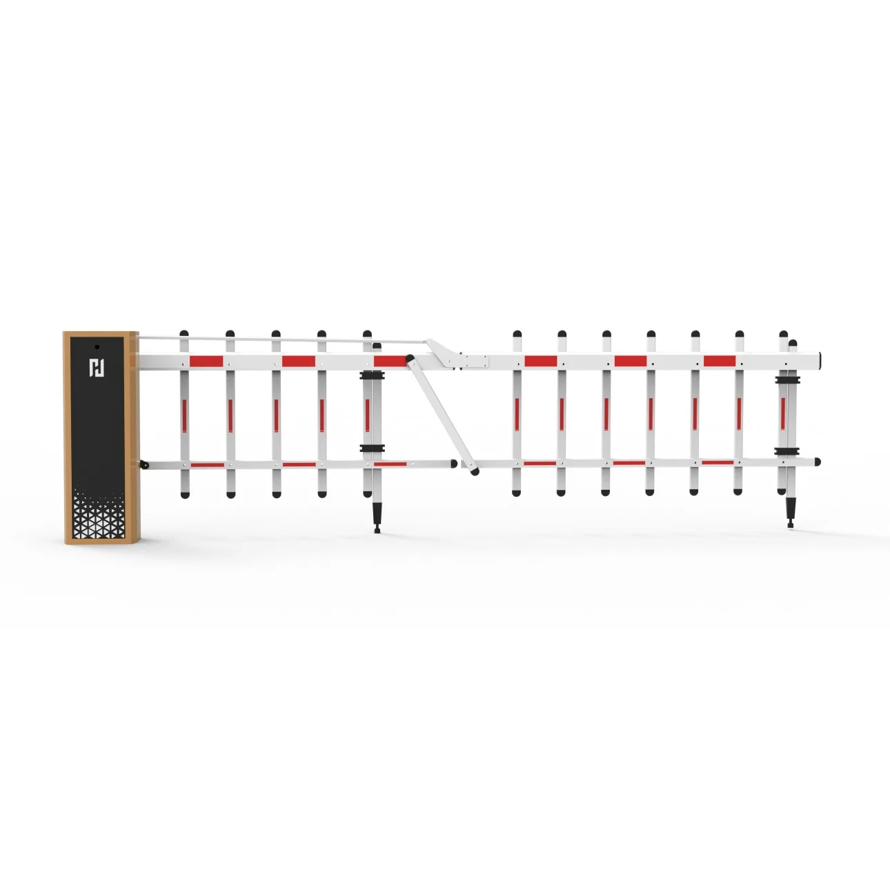 DC24V Speed-Adjustable Car Parking Barrier Integrated with UHF Vehicle Access