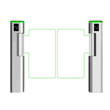 IP44 Face Recognition Swing Barrier for Anti-Tailgating Security in Tech Hubs2