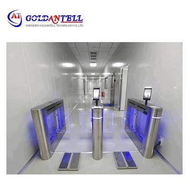 Molinete de Puerta Rápida Automática de Alta Seguridad con Reconocimiento Facial Biométrico para Zonas Restringidas – Sistema Avanzado de Control de Acceso Peatonal