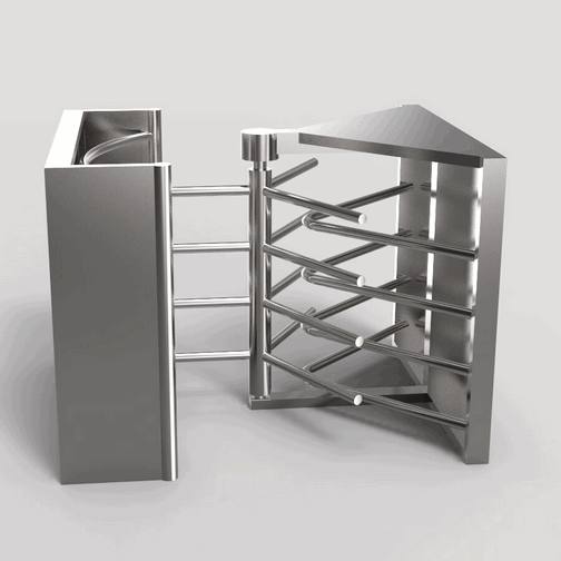 Industrial Full Height Turnstile for Factory, Warehouse & Construction Site Security1