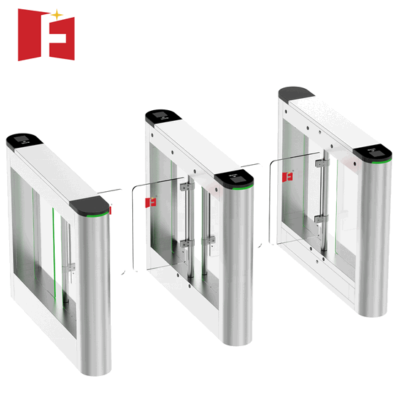 Molinete Batiente Óptico Impermeable IP55 – Cámara Avanzada de Reconocimiento Facial y Sistema de Control de Acceso RFID1