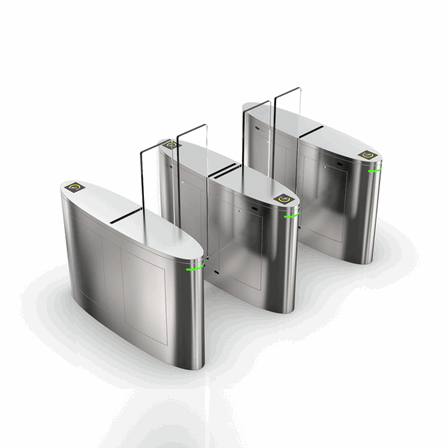Brushless Wing Gate with Face Recognition & QR Access for Modern Tech Offices2