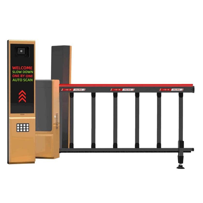 Enterprise ANPR Camera System Integrated with Heavy-Duty Automatic Parking Gates