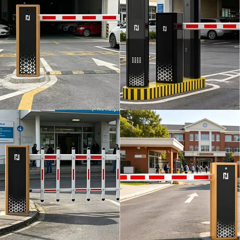 Barrera de Estacionamiento DC 24V de Velocidad Ajustable con Sistema RFID UHF – Sistema Inteligente Motorizado de Control de Acceso Vehicular de Largo Alcance3