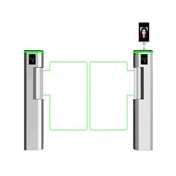IP44 Face Recognition Swing Barrier for Anti-Tailgating Security in Tech Hubs1