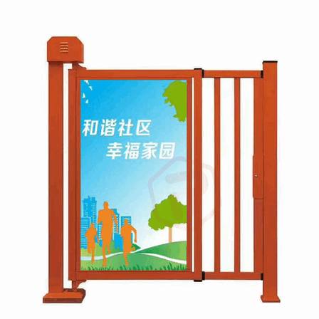 Manual Rotating Advertising Swing Gate for Retail Mall Access & Queue Management1