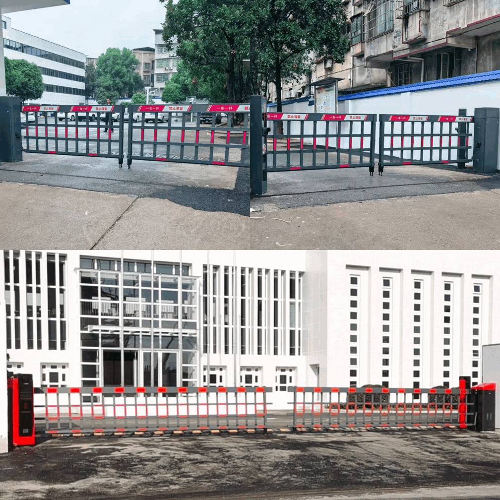 Sistema de Barrera de Brazo Ultra Ancha de 12 Metros con Integración de Pago Sin Ticket Totalmente Automatizado – Solución Inteligente de Control de Acceso de Estacionamiento1