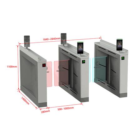 Swimming Pool & Office Intelligent Swing Gate with Face Recognition Technology3