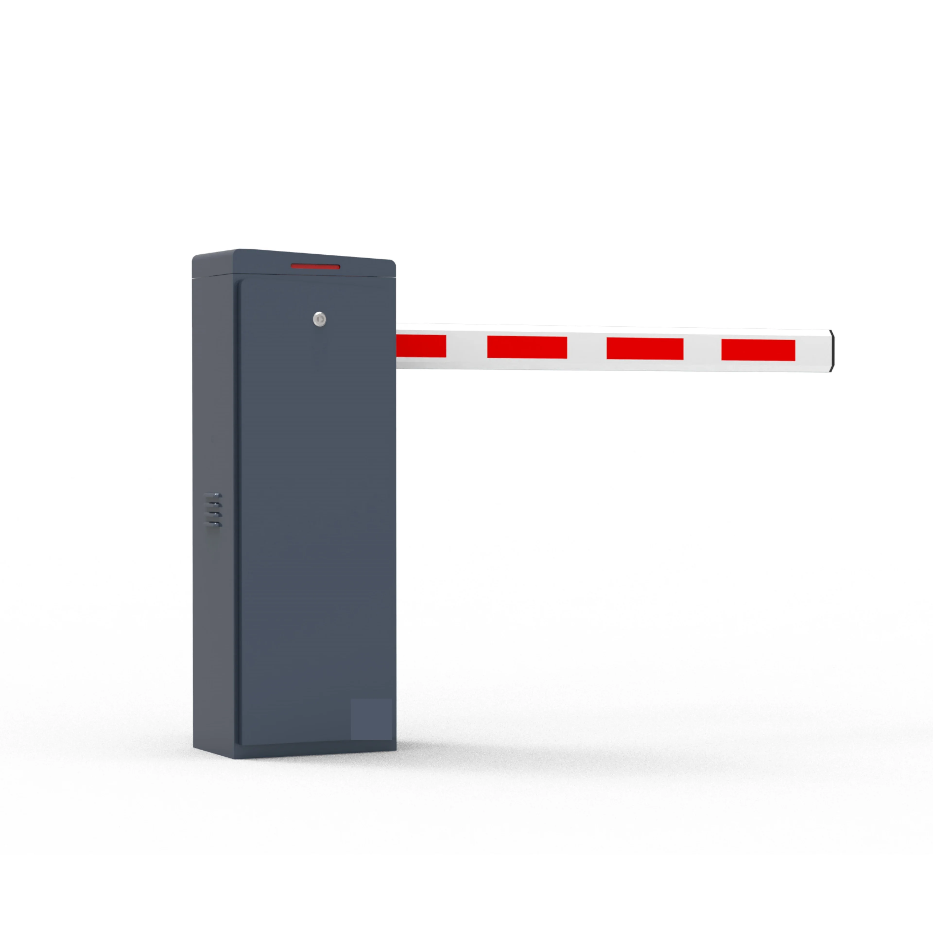 Barrera de Brazo de Acero de Servicio Pesado de 12 Metros para Accesos de Estacionamiento Anchos – Sistema de Control Vehicular de Largo Alcance y Portón de Tránsito