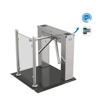 Molinete de Trípode Automático de Acero Inoxidable con Asistencia Biométrica Integrada – Sistema Inteligente de Control de Personal y Registro de Tiempo2
