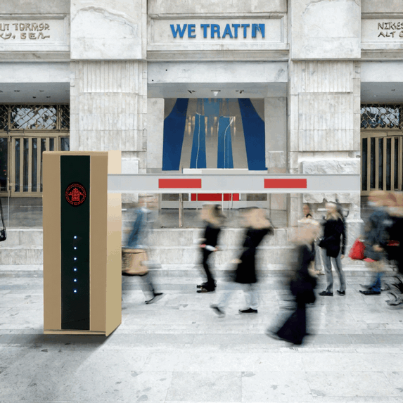 Barrera de Brazo Plegable Inteligente con Motor Sin Escobillas y Sistema de Control de Acceso RFID – Ideal para Estructuras de Estacionamiento de Baja Altura2