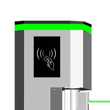IP44 Face Recognition Swing Barrier for Anti-Tailgating Security in Tech Hubs4